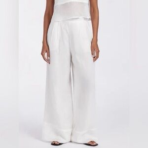 Dissh Kai Resort White linen pants